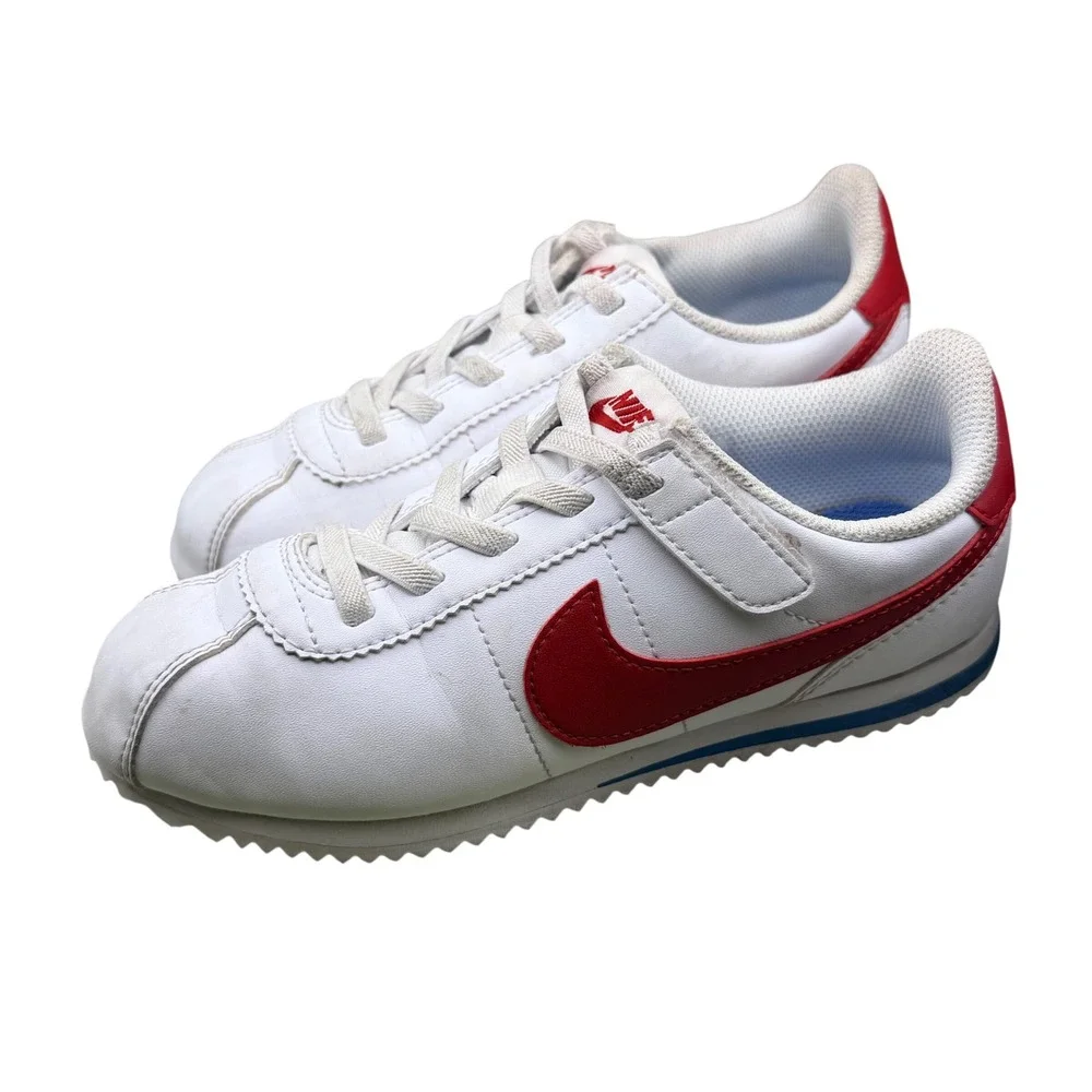 Nike Cortez Basic SL White University Red Varsity Royal DM0951-115 Kids 13.5C